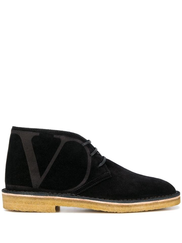 Valentino Valentino Garavani Vlogo Desert Boots - Black