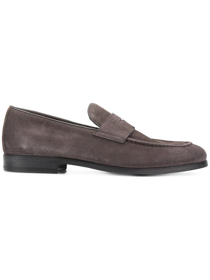 Dell'oglio Classic Slip-on Loafers - Grey