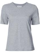 Derek Lam 10 Crosby Crossover Tee With Buttons - Grey