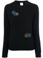 Paul Smith Embellished Patch Sweater - Black