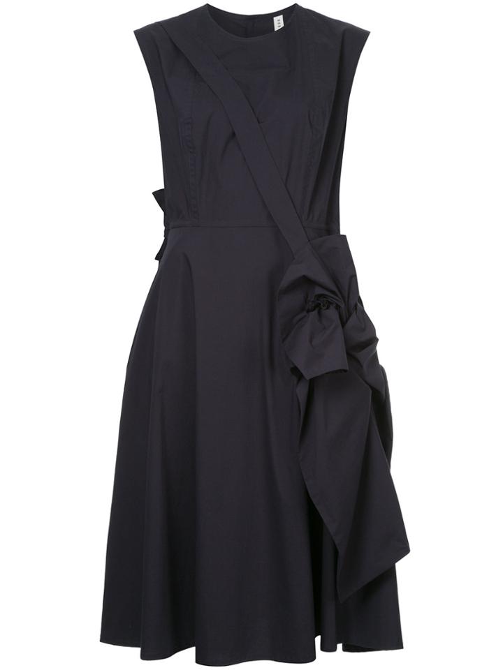 Roberts Wood Asymmetric Twist Dress - Blue