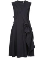 Roberts Wood Asymmetric Twist Dress - Blue