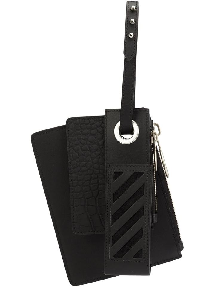 Off-white Eyelet Wallet