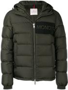 Moncler Padded Logo Coat - Green