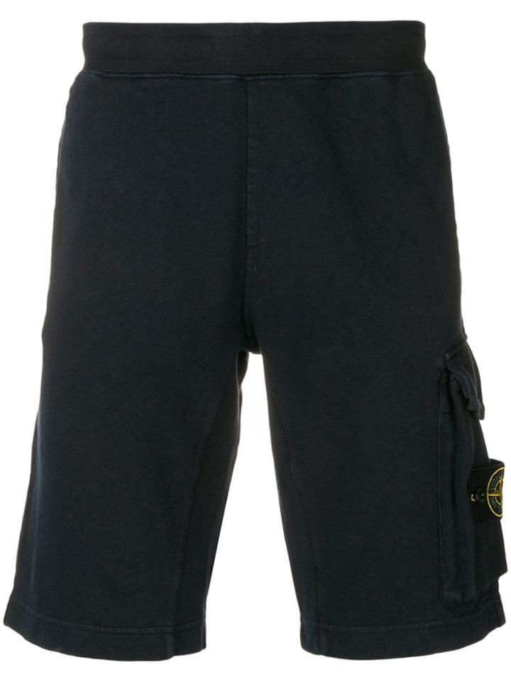 Stone Island Cargo Shorts - Blue