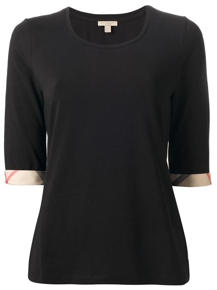 Burberry Brit Check Cuff T-shirt