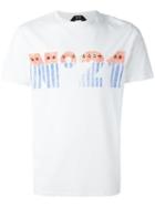 No21 Logo Print T-shirt, Men's, Size: Medium, White, Cotton