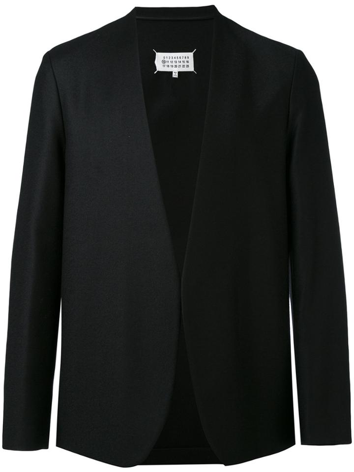 Maison Margiela Minimal Collarless Blazer - Black