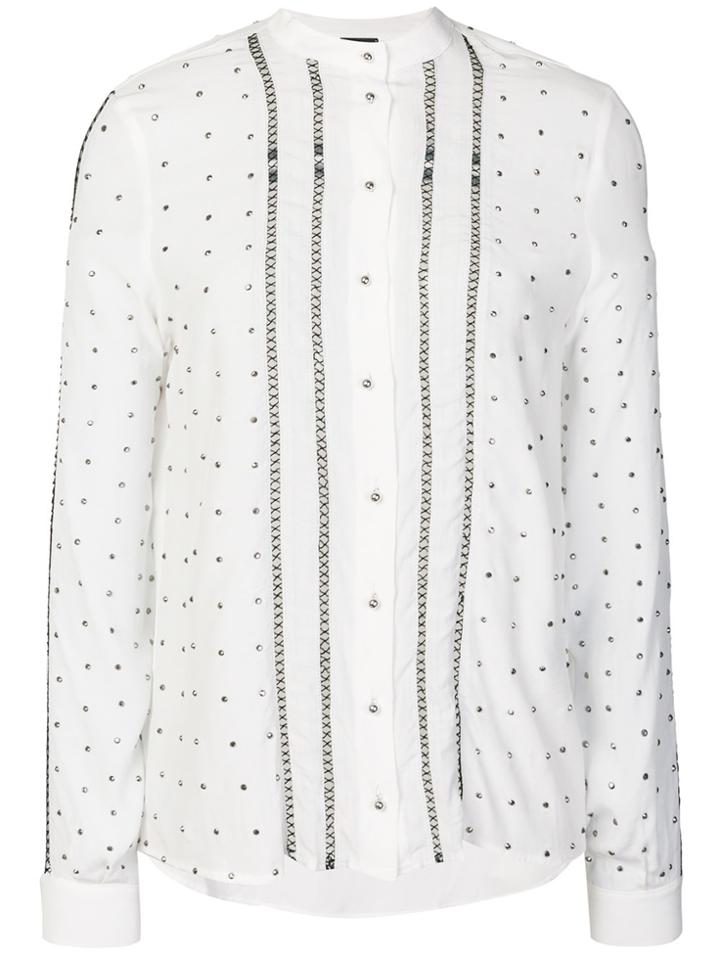 Just Cavalli Studded Embellished Shirt - White