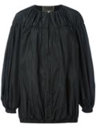 Giambattista Valli Balloon Sleeve Oversized Jacket, Women's, Size: 42, Black, Polyester