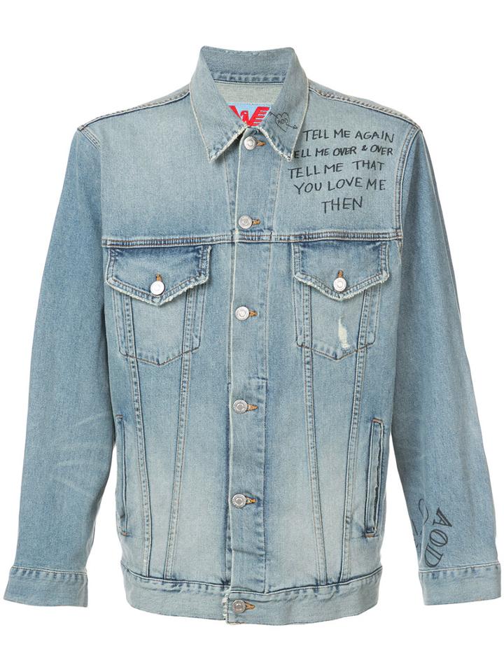 Adaptation - Oversized Denim Jacket - Men - Cotton/spandex/elastane - M, Blue, Cotton/spandex/elastane