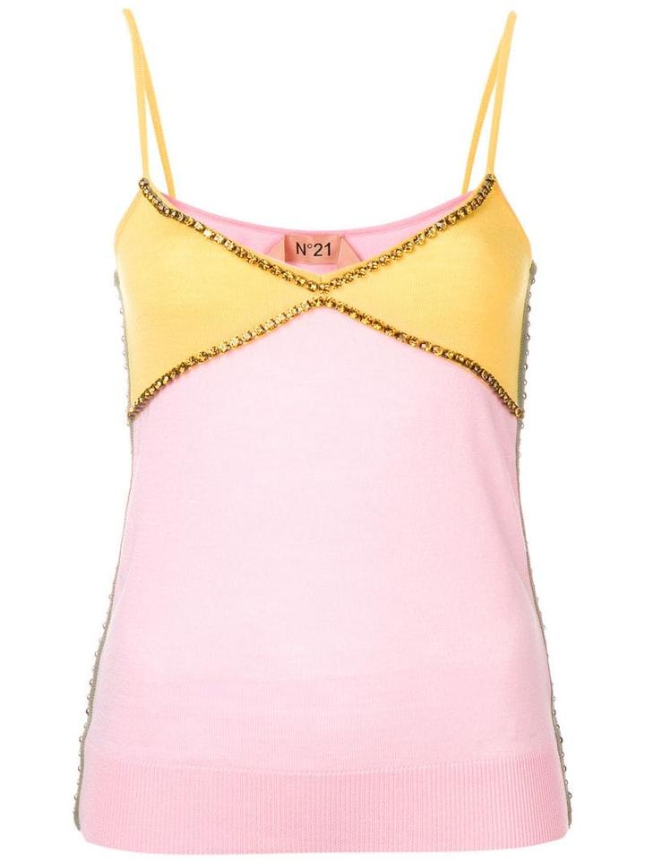 Nº21 Stud Detail Tank Top - Pink