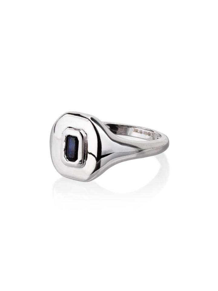 Shay 18k White Gold Baguette Diamond Ring - Metallic