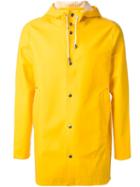 Stutterheim Stockholm Raincoat, Adult Unisex, Size: Xl, Yellow/orange, Rubber