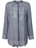 Animal Print Shirt - Women - Silk/cotton - 4, Grey, Silk/cotton, Dorothee Schumacher
