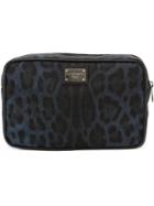 Dolce & Gabbana Leopard Print Wash Bag
