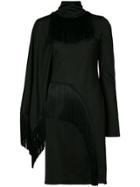 Givenchy Fitted Fringed Dress - Black