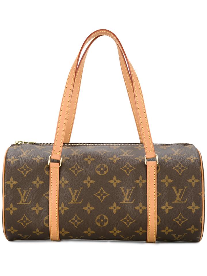 Louis Vuitton Vintage Papillon 30 Barrel Tote - Brown