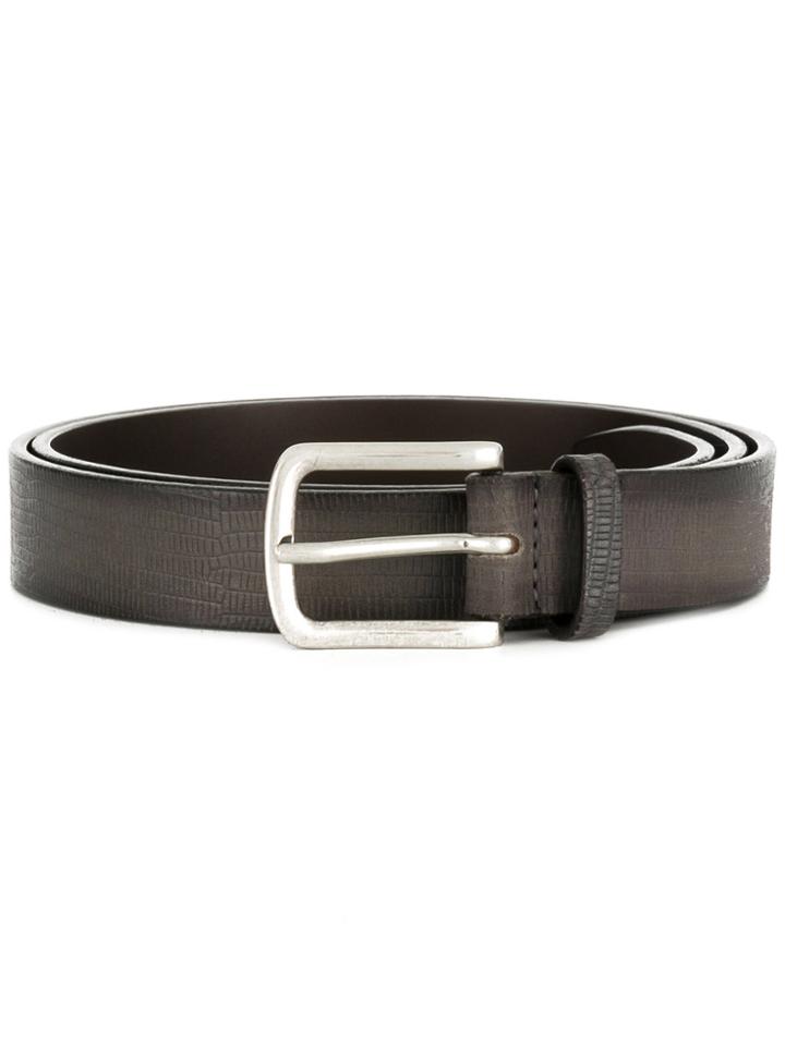 Orciani Embossed Belt - Grey