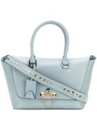 Valentino Chain Lock Tote - Blue