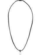Monies Long Pearl Pendant Necklace, Women's, Black