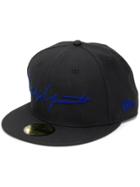 Yohji Yamamoto Embroidered Logo Hat - Black