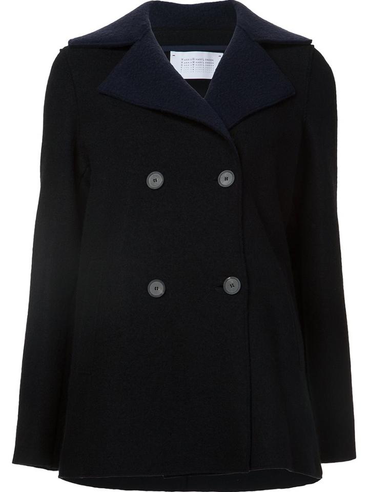 Harris Wharf London Double-breasted Peacoat