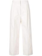 Jil Sander High-waisted Trousers - Beige