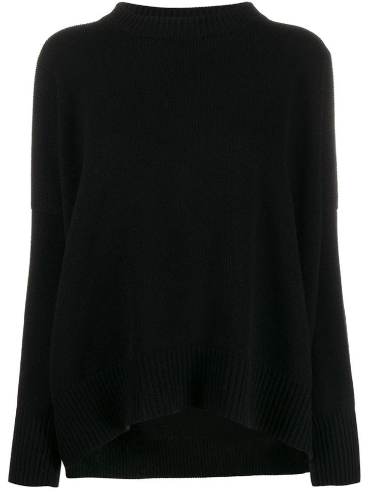 Oyuna Round Neck Jumper - Black