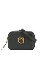 Furla Logo Plaque Belt Bag - Black