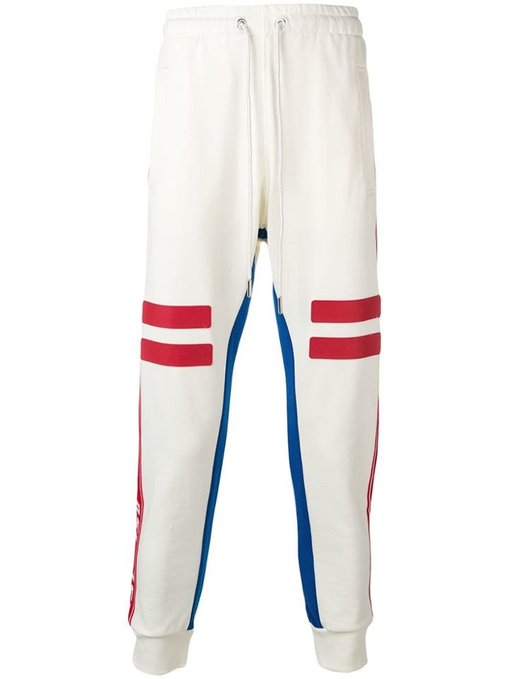 Diesel Logo Tape Track Pants - White