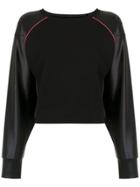 Track & Field Neon Long Sleeved Blouse - Black
