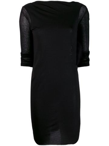 Rick Owens Lilies Open Back Dress - Black