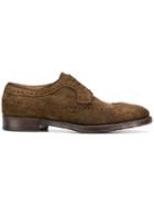 Alberto Fasciani Classic Suede Brogues - Neutrals