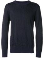 Just Cavalli Abstract Knit Sweater - Blue