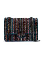 Isla Embroidered Tweed Maxi Bag - Multicolour