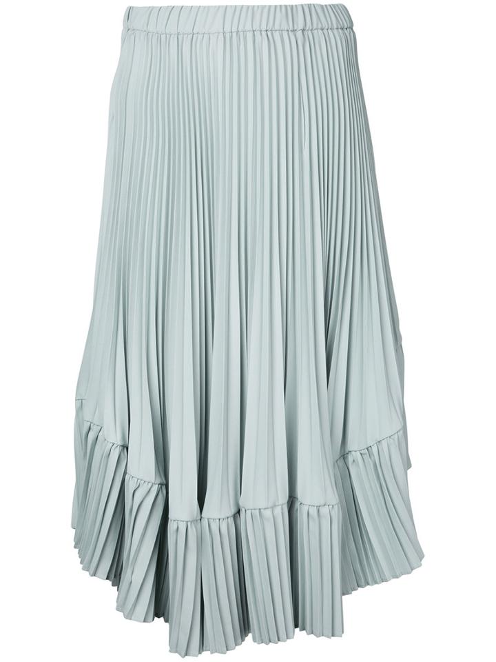 Cityshop - Tiered Full Skirt - Women - Polyester - One Size, Women's, Green, Polyester