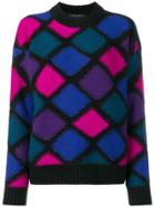 Marc Jacobs Colour-block Geometric Sweater - Black