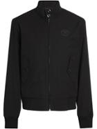 Burberry Slim Fit Tropical Gabardine Harrington Jacket - Black