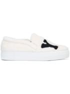 Joshua Sanders You! Patch Slip-on Sneakers