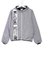 Moschino Kids Teen Branded Windbreaker - Grey