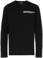 Calvin Klein 205w39nyc Black Address Logo Long Sleeve Tshirt