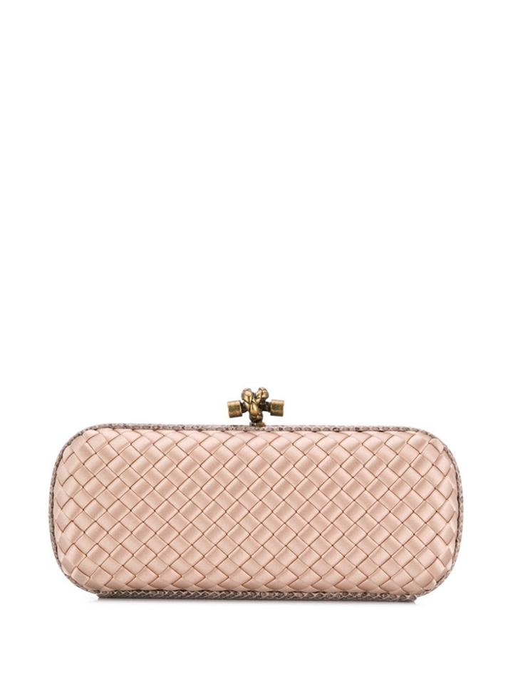 Bottega Veneta Woven Clutch - Neutrals