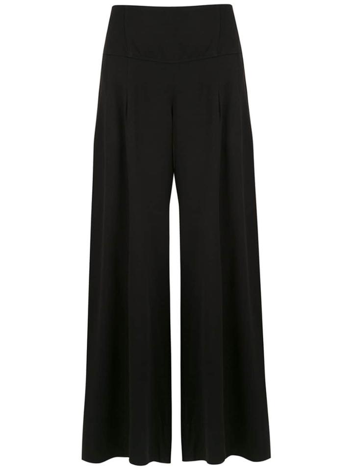 Alcaçuz Lacerda Palazzo Trousers - Black