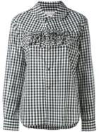 Comme Des Garçons Girl - Frilled Gingham Shirt - Women - Cotton - S, Black, Cotton