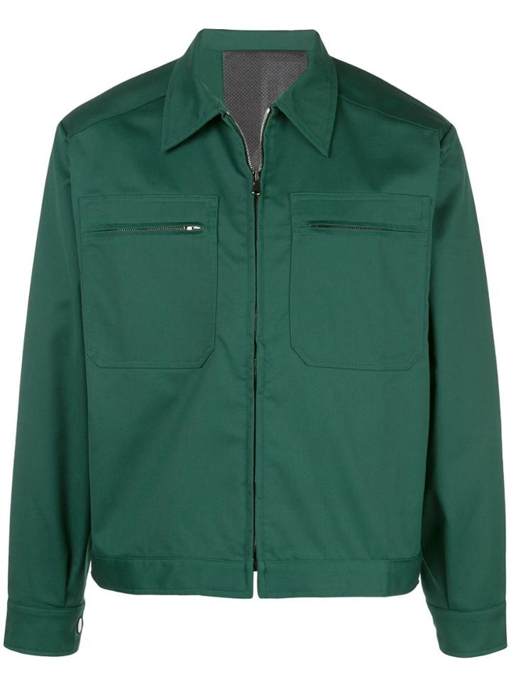 Gr10k Cropped Lightweight Jacket - Green