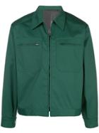Gr10k Cropped Lightweight Jacket - Green