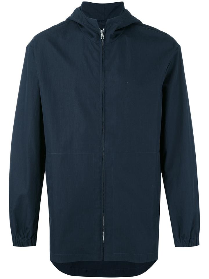 Très Bien - Mid Parka - Men - Cotton/polyamide - 48, Blue, Cotton/polyamide