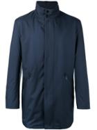 Giorgio Armani - Single Breasted Coat - Men - Polyamide/polyester - 54, Blue, Polyamide/polyester