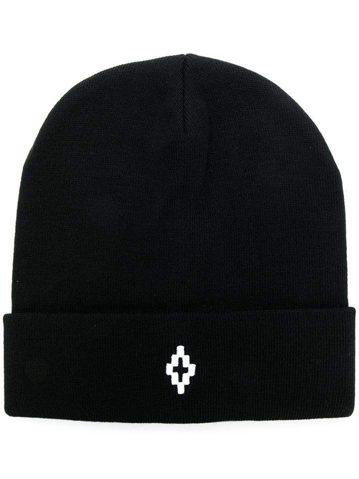 Marcelo Burlon County Of Milan Cross Beanie Hat - Black